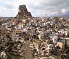 Houses built on and into tuff, Cappadocia