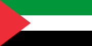 Palestinian flag from 1948 to 1964