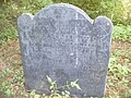 Greene's tombstone, Spring Greene Cemetery, Warwick