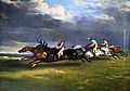 《艾普森的赛马》(The Derby at Epson)，1821年，收藏于卢浮宫