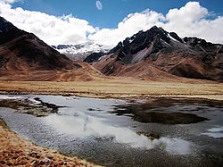 Mountains at the La Raya pass