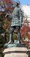 Statue in Memory of Lord Ninian situated in Gorsedd Gardens, Cardiff