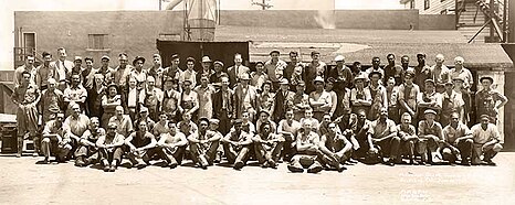 The entire factory and office staff as of June 26, 1947