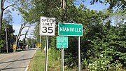 Miamiville community sign