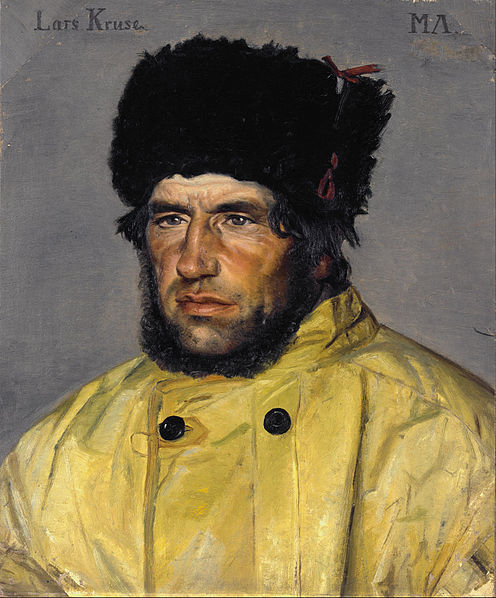 Michael Ancher's painting of Chief Lifeboatman Lars Kruse