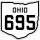 State Route 695 marker