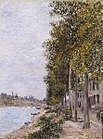 Alfred Sisley, Road Along the Seine at Saint-Mammes, c.1880