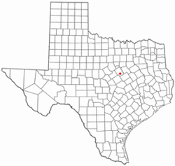 Location of Clifton, Texas
