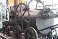 Image 9A replica of Trevithick's engine at the National Waterfront Museum in Swansea, Wales (from Rail transport)