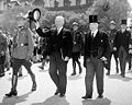 Former U.S. President Harry Truman with William Lyon Mackenzie King (1947).