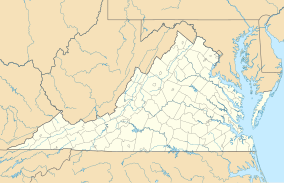 Map showing the location of Buffalo Mountain Natural Area Preserve