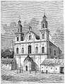 Painting of the church, 1876