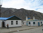 Mosque in Bulgan, Bayan-Ölgii Province, a province inhabited predominantly by Kazakh Muslims.