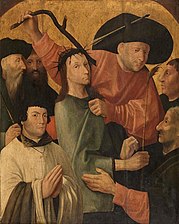Christ Crowned with Thorns with Donor [nl], by a follower of Bosch, in Antwerp