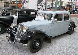 Citroën Traction Avant revolutionized auto design with its low slung unibody design bodywork.