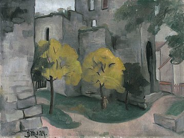 Visby – Gelbe Bäume, 1929