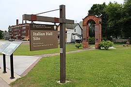 Italian Hall site