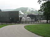 Jim Beam distillery as viewed from the Beam House.