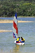 Sailing on Lake Guajataca