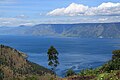 Image 99Lake Toba, the world largest volcanic lake panoramic view seen from Merek, North Sumatra (from Tourism in Indonesia)