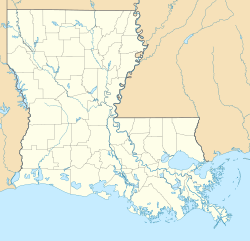 克利夫顿在路易斯安纳州的位置