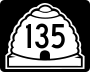 State Route 135 marker