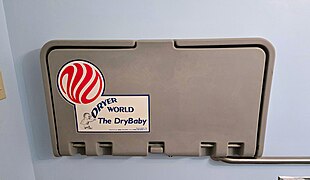 World Dryer DryBaby changing table