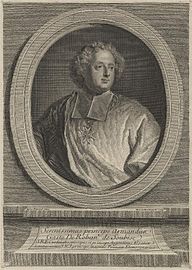 Armand Gaston Maximilien de Rohan by Marie Anne Horthemels after Hyacinthe Rigaud