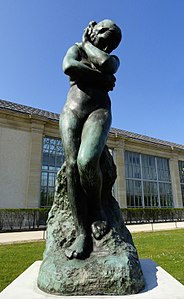 Eve by Auguste Rodin, 1881–ca.1899, next to the Orangerie