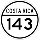 National Secondary Route 143 shield}}