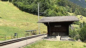 Single-story building with gabled roof