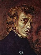 肖邦画像（1838年、卢浮宫美术馆所藏） "Portrait de Chopin"