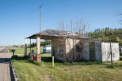 Abandoned Gas Station in Foxholm