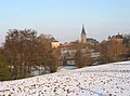 Village in winter