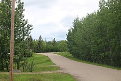 Main street in Lottie Lake