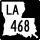Louisiana Highway 468 marker