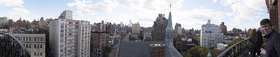 Lower Manhattan as seen from the clock tower of Jefferson Market Library, October 17, 2015