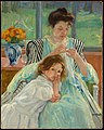 Image 20Young Mother Sewing, Mary Cassatt (from History of painting)