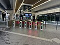 Station concourse, Myki readers and entrance, October 2024