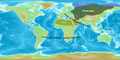 Image 6Sir Halford Mackinder's Heartland concept showing the situation of the "pivot area" established in the Theory of the Heartland. He later revised it to mark Northern Eurasia as a pivot while keeping area marked above as Heartland. (from Geopolitics)