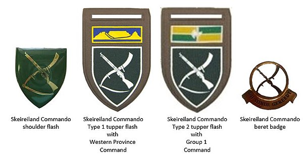 SADF era Skeireiland Commando insignia