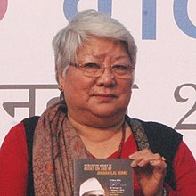 Temsüla Ao during New Delhi World Book Fair in 2010