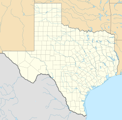 馬奎茲隕石坑在德克薩斯州的位置