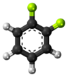 Difluorobenzene molecule