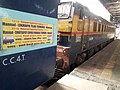 22102 Manmad Junction–Mumbai Chhatrapati Shivaji Maharaj Terminus Rajya Rani Superfast Express with WCAM 3 locomotive