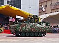 Baktar Shikan mounted on ACV-300 Adnan during parade.