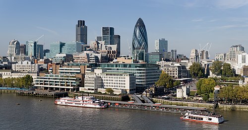 City of London skyline