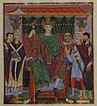 Otto III from the Gospels of Otto III, Reichenau Abbey in southern Germany, late 10th or early 11th century