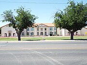 The original Coolidge High School was built in 1939 and is located at 450 N. Arizona Blvd. in Coolidge Arizona The building now houses the offices of the Coolidge Unified School District #23.