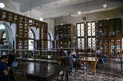 Interior of David Sassoon Library, Mumbai